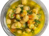 Garbanzos con pimentones